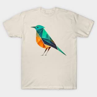 Paradise Bird - Geometric bird design for the environment T-Shirt